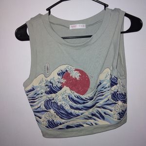 Wave tank top